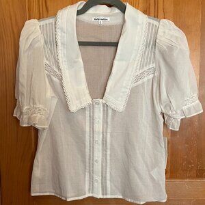 Reformation Hara top white M
